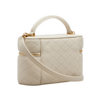 YSL Gaby Vanity Grande in pelle Bianca
