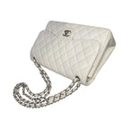 Chanel Jumbo 30 Caviar Bianca Edizione Milano