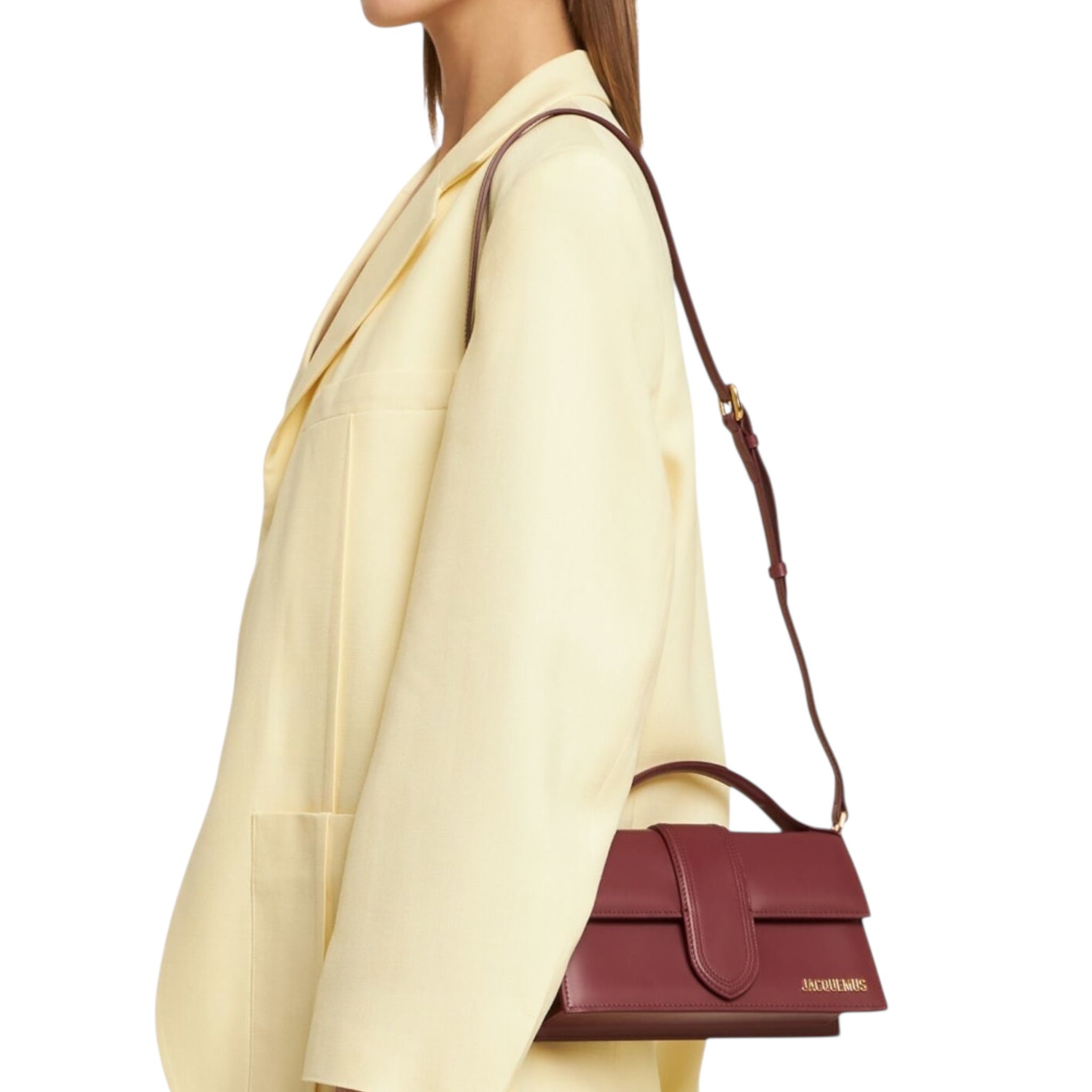JACQUEMUS LE GRAND BAMBINO BORDEAUX