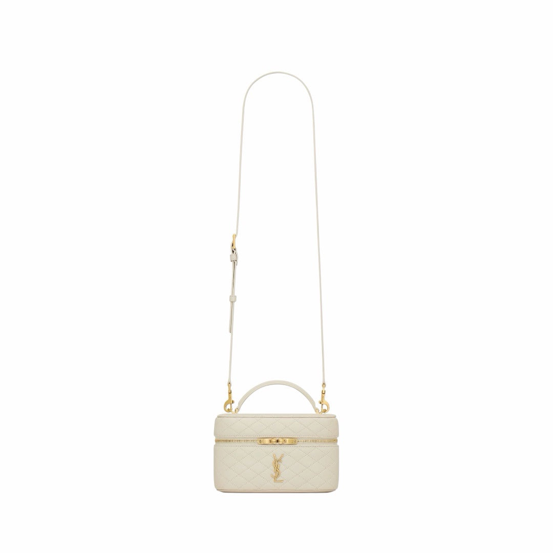 YSL Gaby Vanity Bag in pelle Bianca