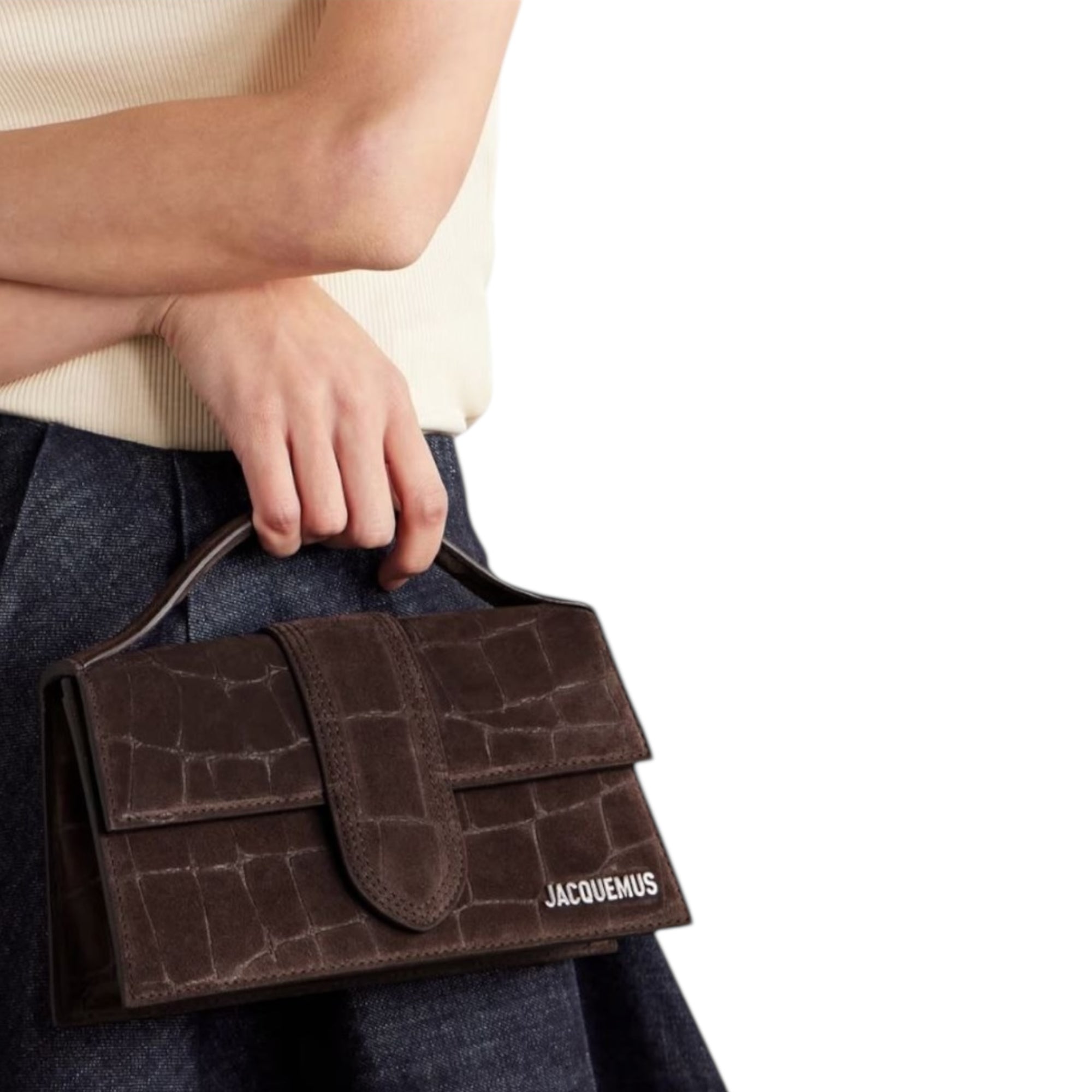 JACQUEMUS LE GRAND BAMBINO MARRONE