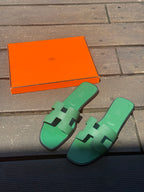 PRE ORDER HERMÈS SANDALI ORAN 38 VERDI