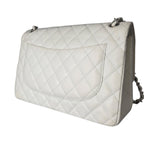 Chanel Jumbo 30 Caviar Bianca Edizione Milano
