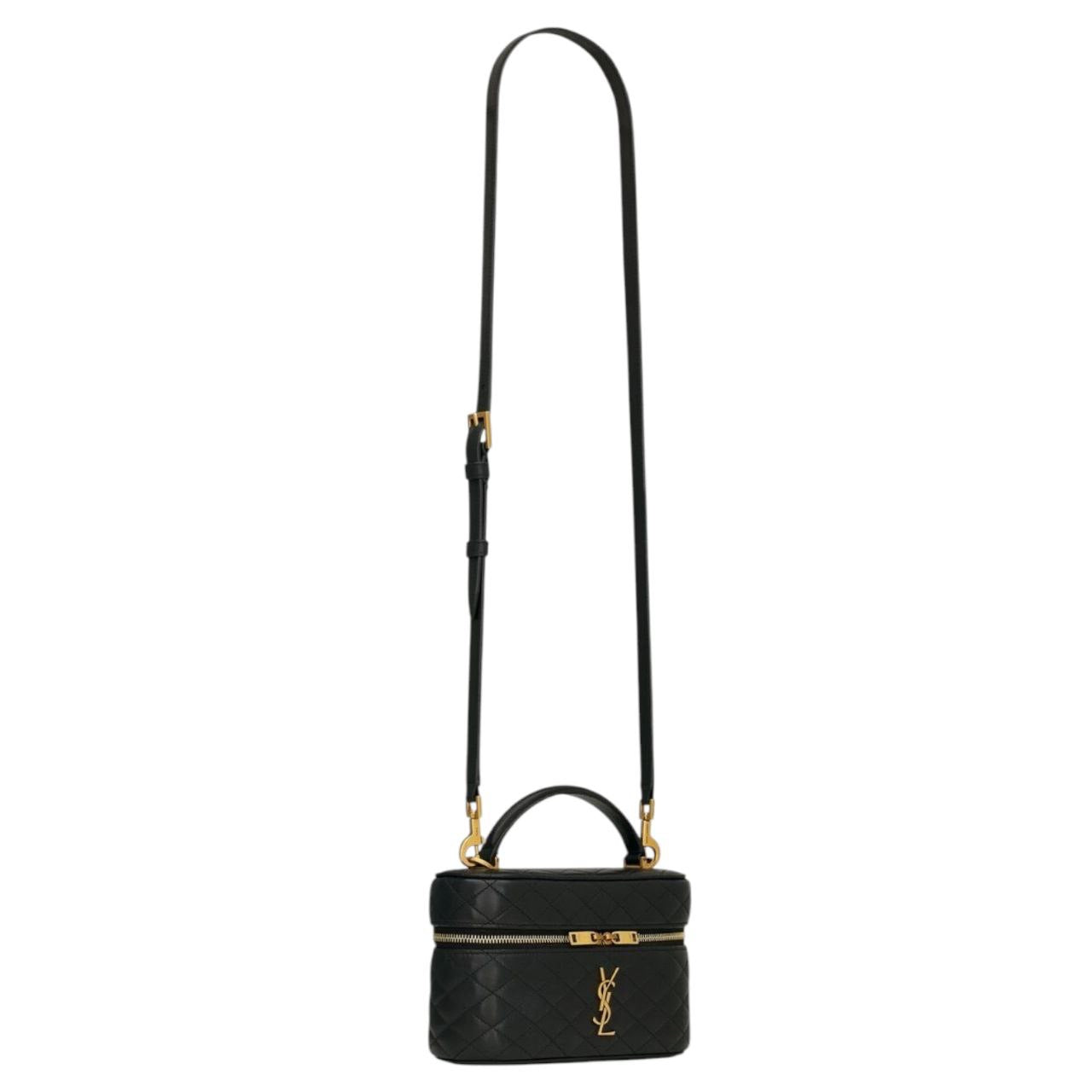 YSL Gaby Vanity Bag in pelle nera