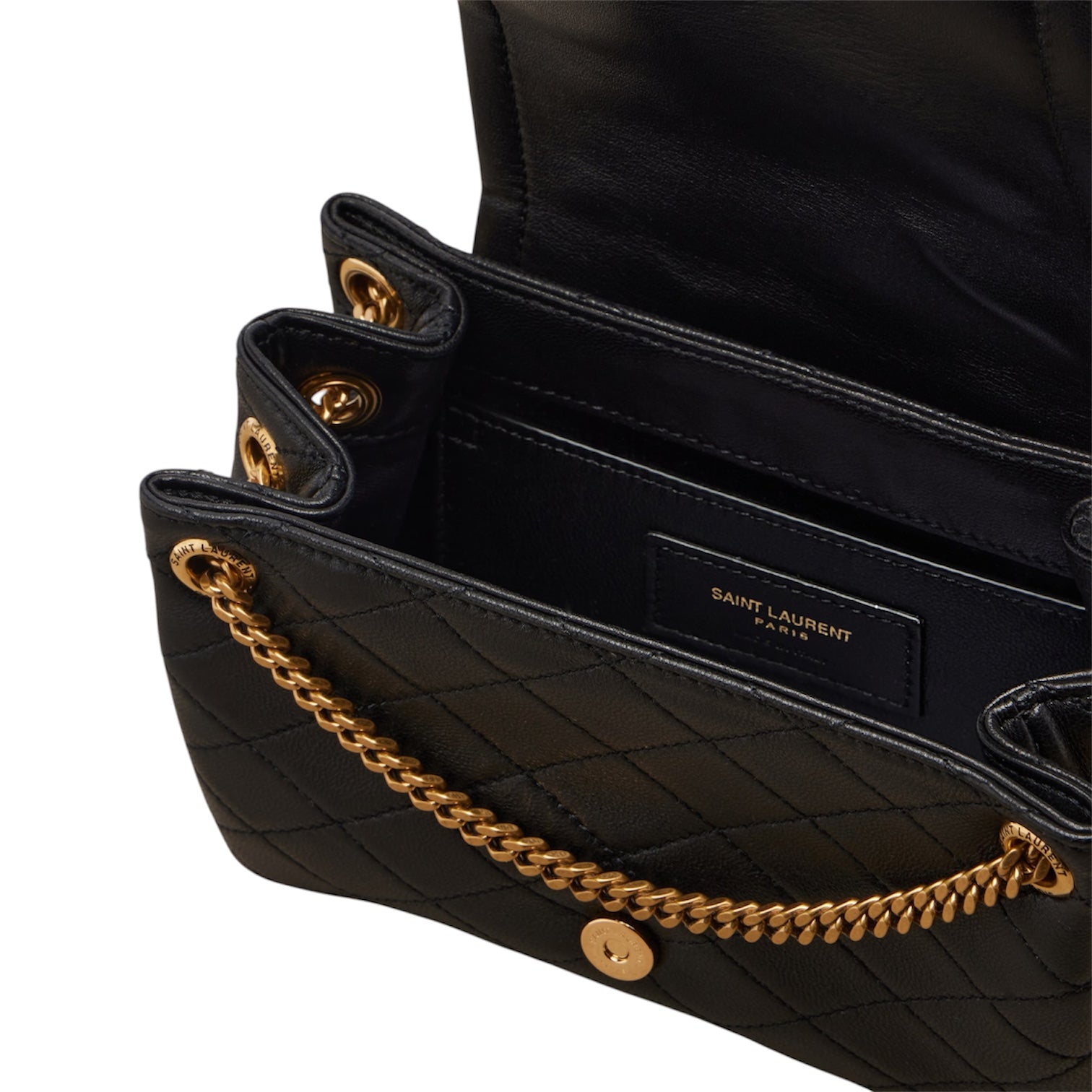 YSL Nolita Mini Nera in Pelle