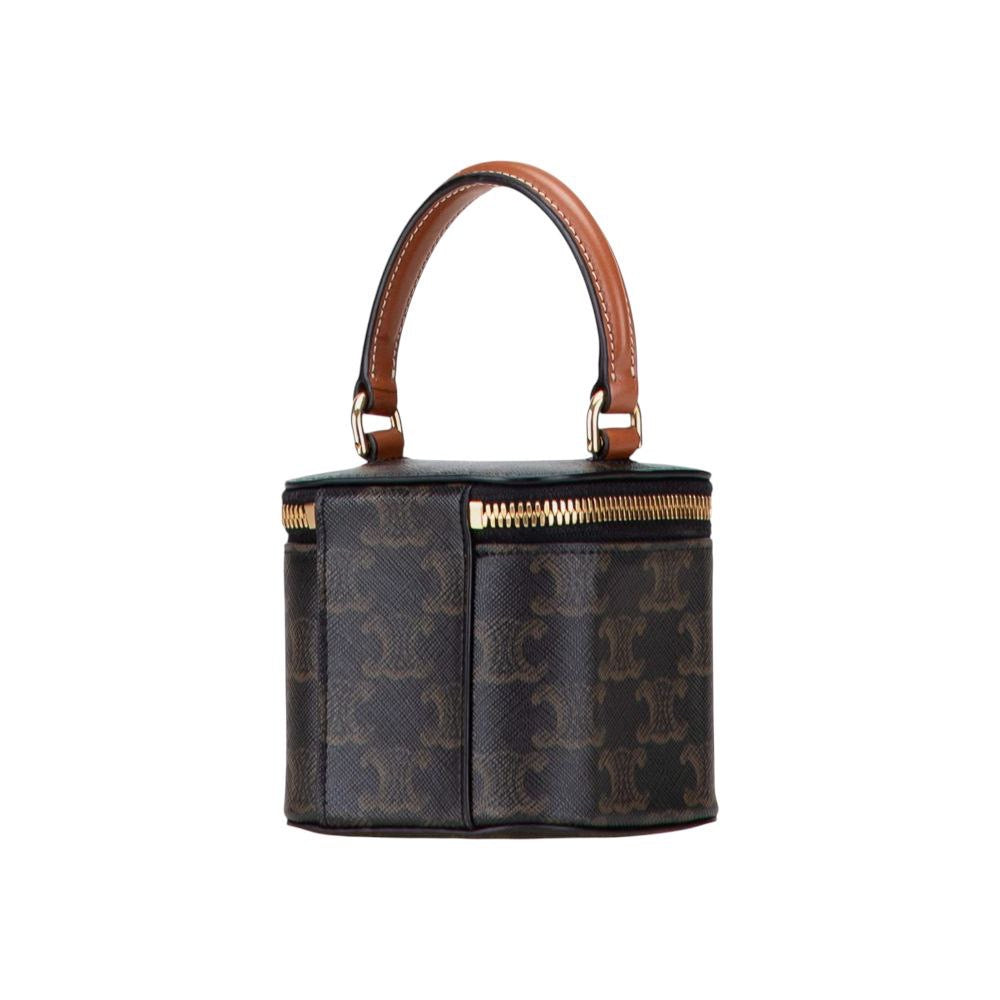 Celine Vanity Triomphe Mini Marrone