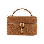 YSL Gaby Vanity Medio Marrone Scamosciato