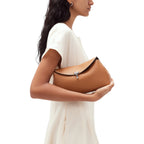 Toteme T-Lock Clutch Marrone Chiaro