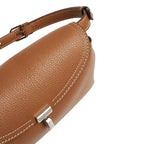 Toteme T-Lock Clutch Marrone Chiaro