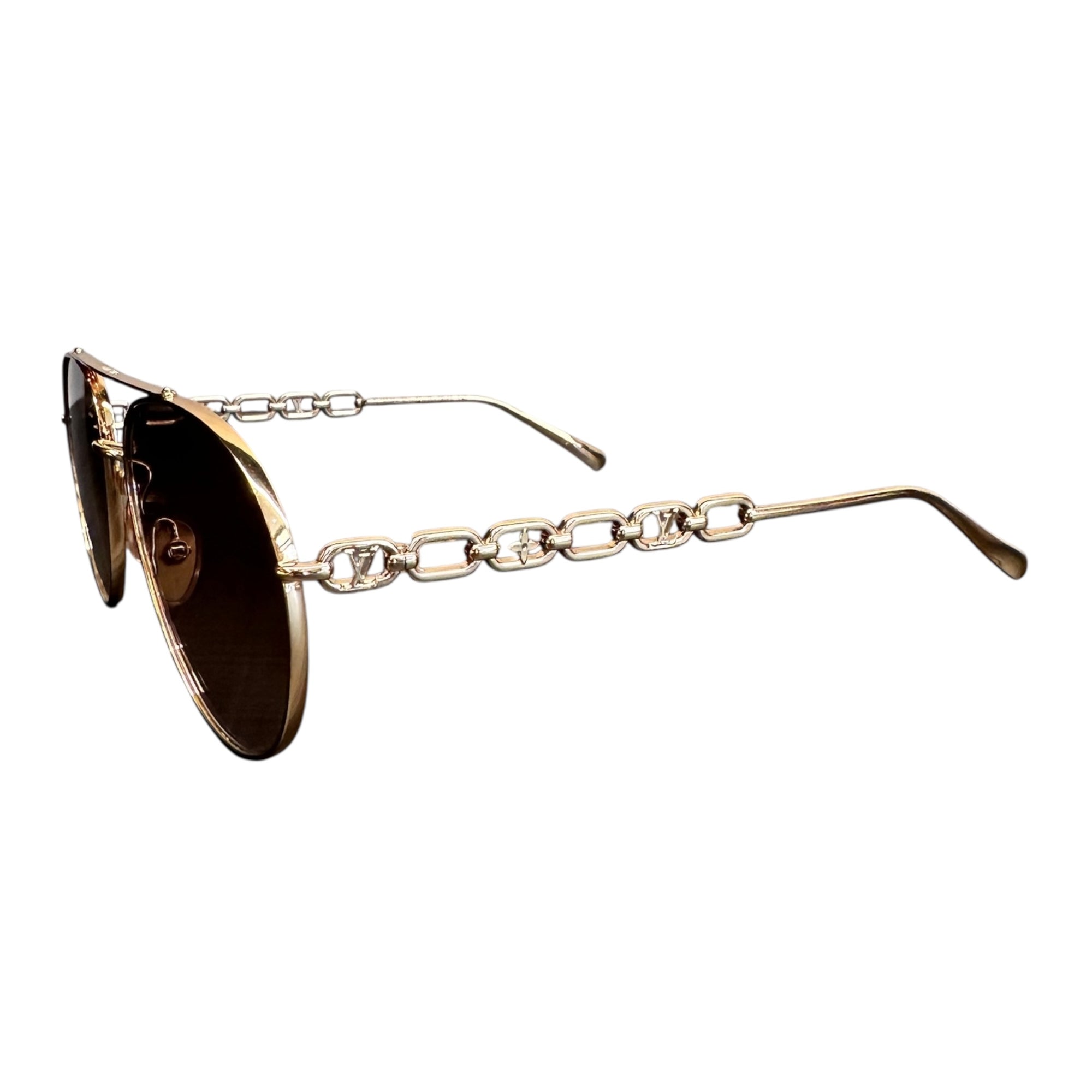 LOUIS VUITTON OCCHIALI DA SOLE MY LV CHAIN PILOT