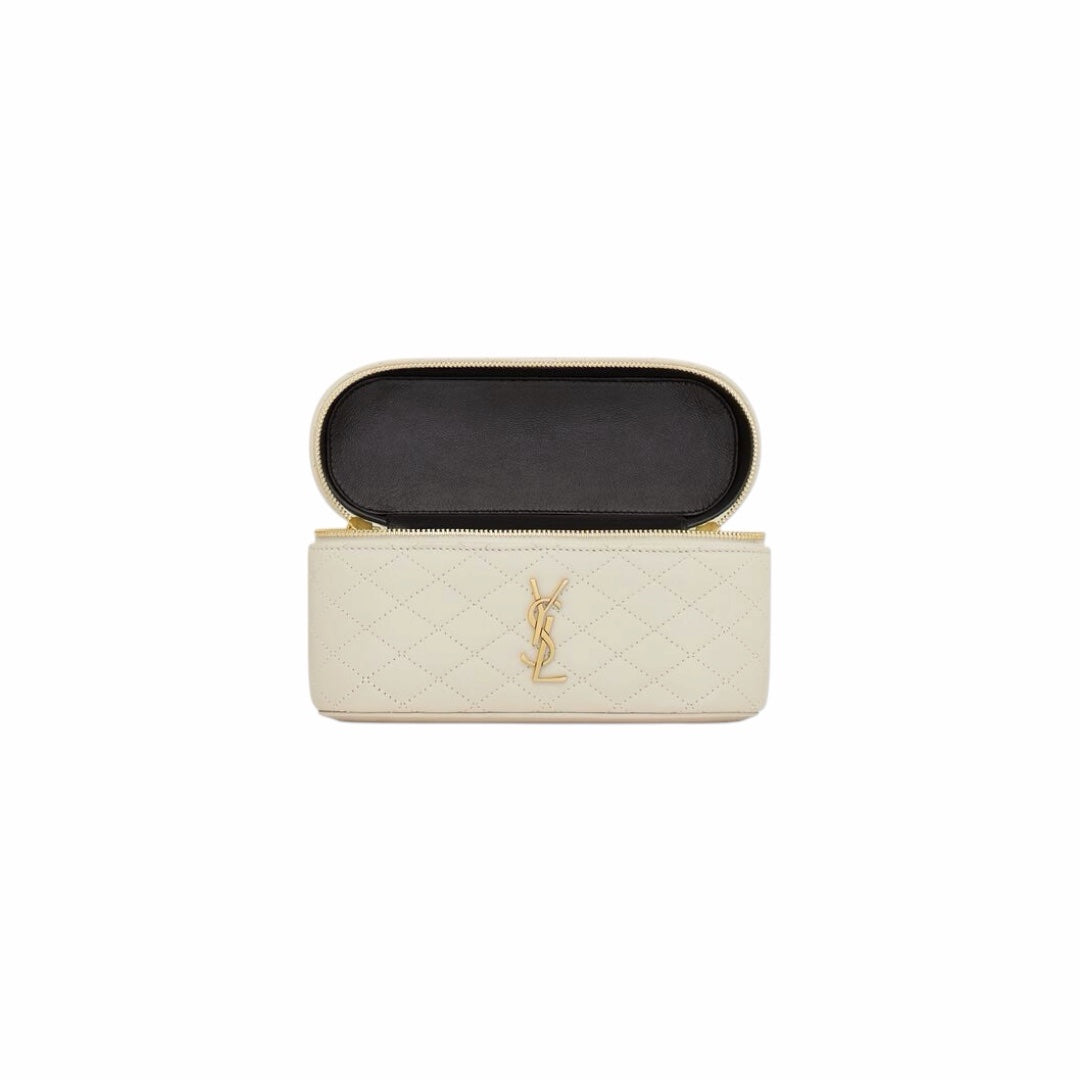 YSL Gaby Vanity Bag in pelle Bianca