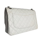 Chanel Jumbo 30 Caviar Bianca Edizione Milano