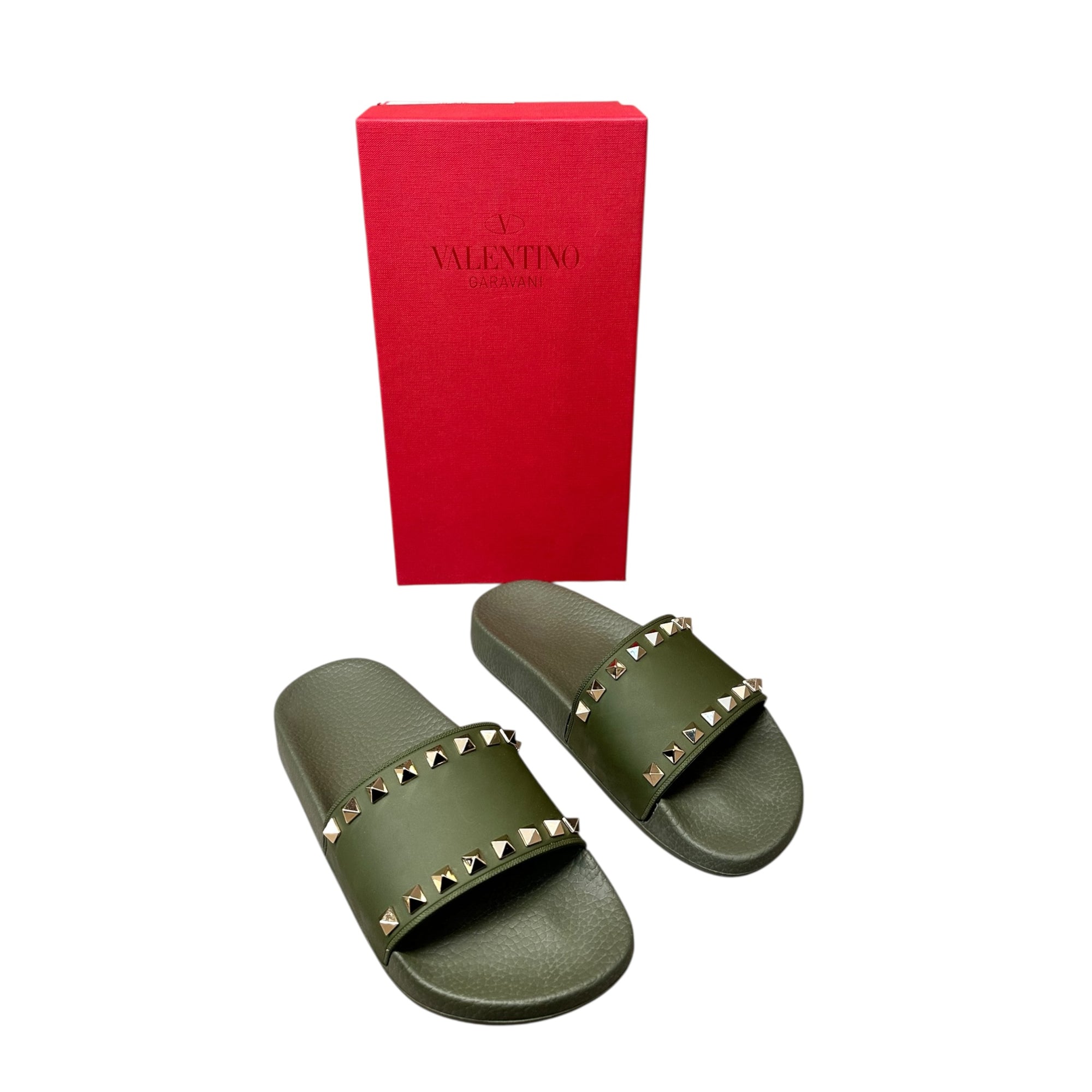 VALENTINO SANDALO SLIDER ROCKSTUD