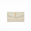 YSL Pochette Uptown Coccodrillo Bianca