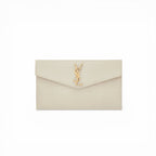 YSL Pochette Uptown Coccodrillo Bianca