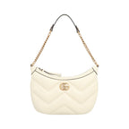 Gucci Marmont 2.0 a Spalla Piccola Bianca