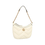 Gucci Marmont 2.0 a Spalla Piccola Bianca