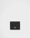 Prada Portacarte Saffiano Nero/argento