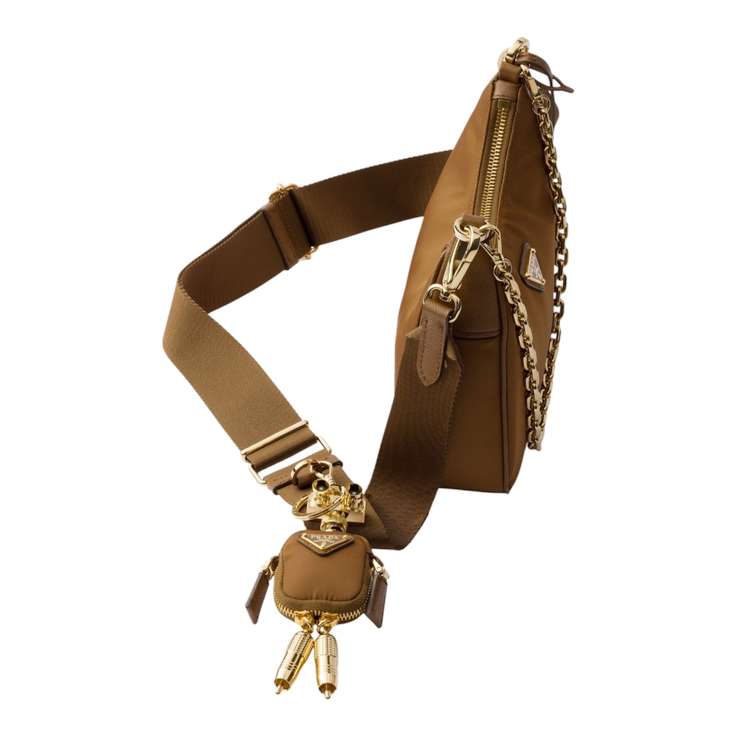 Prada Re-Edition 2005 Brandy con Ciondolo