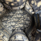 Dior Mini Book Tote Jacquard Blu