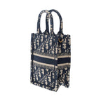 Dior Mini Book Tote Jacquard Blu