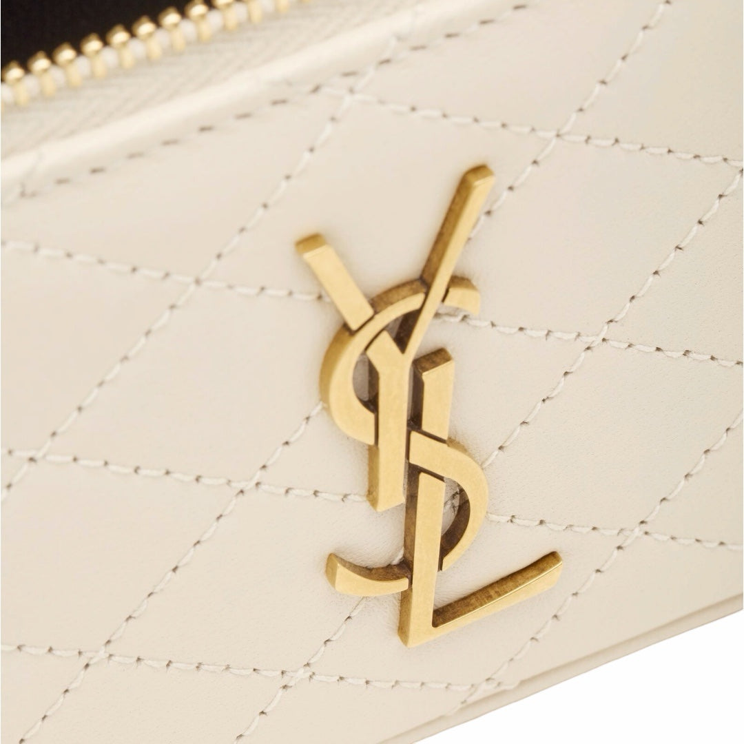 YSL Gaby Vanity Bag in pelle Bianca
