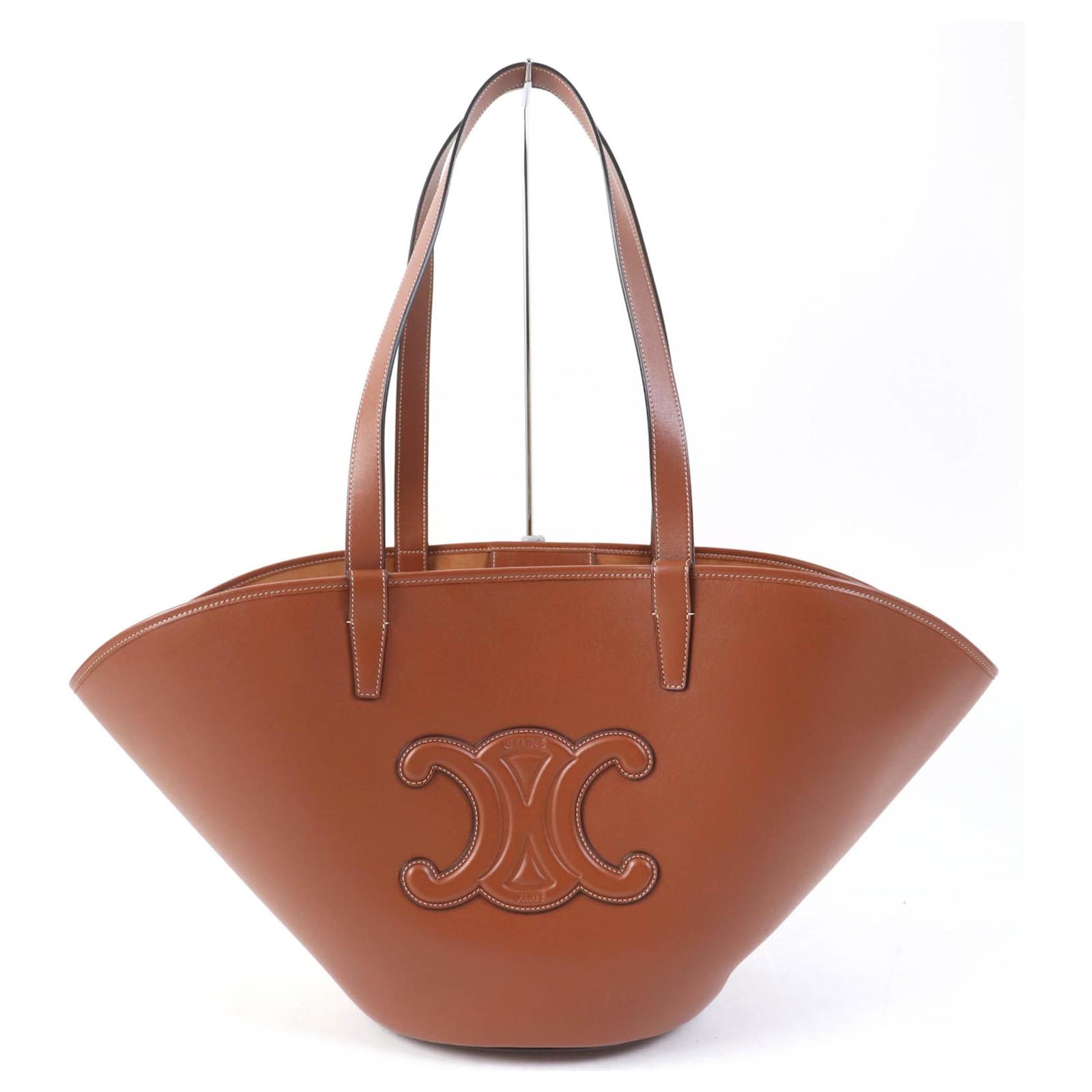 CELINE TOTE BAG CUIR TRIOMPHE CUFUN
