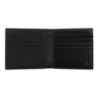 Gucci Portafoglio bi-fold GG Emblem Nero