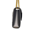 YSL Envelope Media in pelle Nera