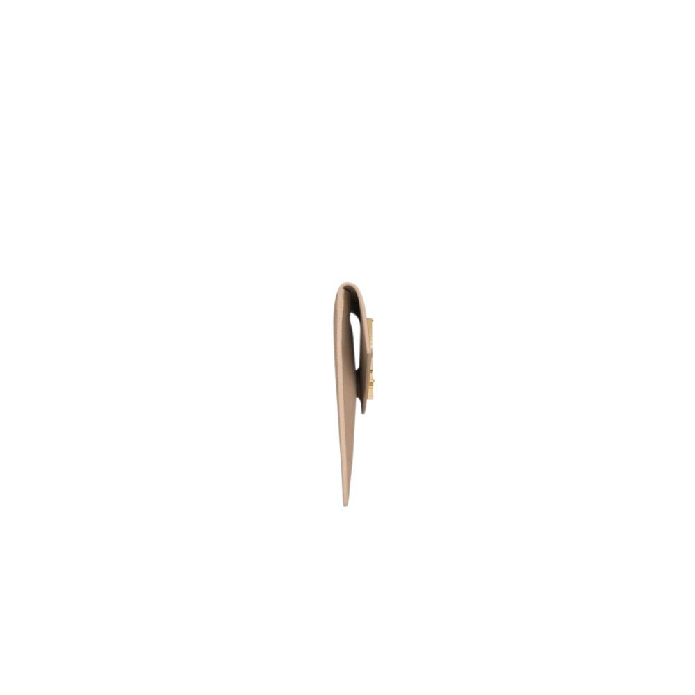 YSL Pochette Uptown in pelle Dark Beige