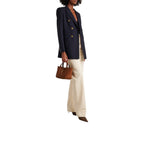 YSL Le 5 a 7 Baby Bea Cognac in Suede