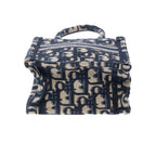 Dior Mini Book Tote Jacquard Blu