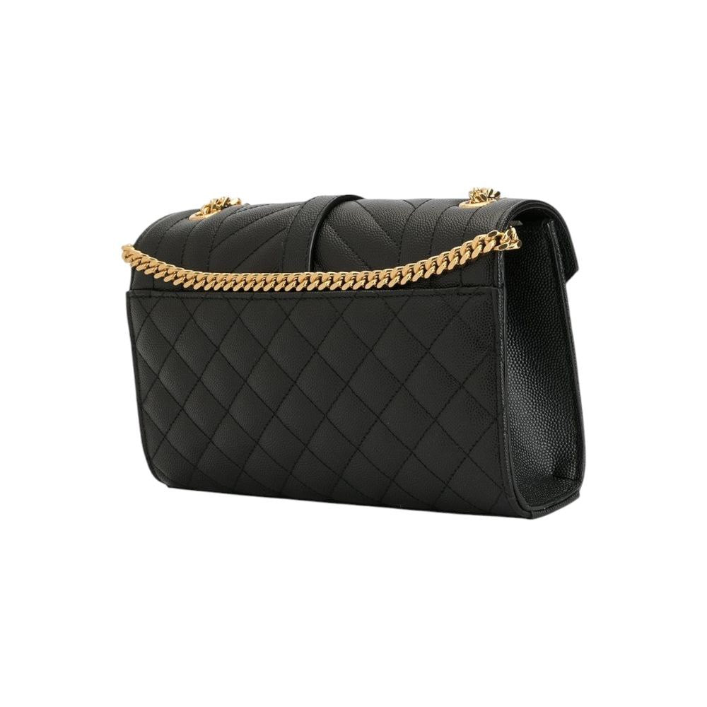 YSL Envelope Small in Pelle Nera