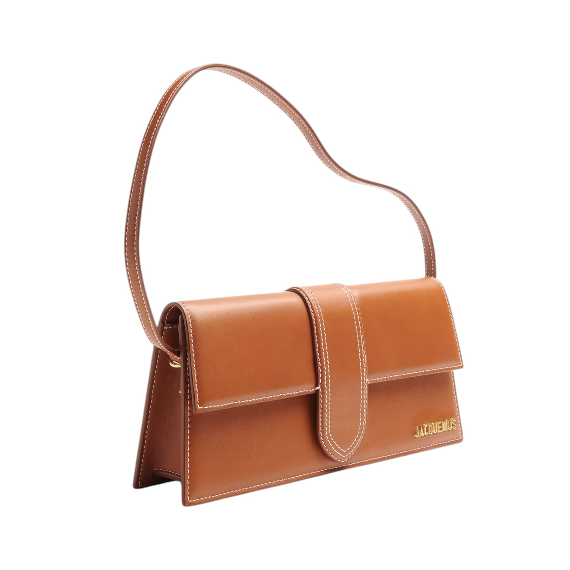 JACQUEMUS LE BAMBINO LONG CUOIO