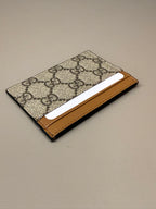 GUCCI PORTACARTE CUOIO