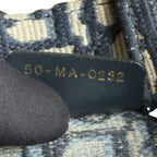 Dior Mini Book Tote Jacquard Blu