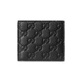 Gucci Portafoglio bi-fold GG Emblem Nero
