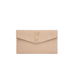 YSL Pochette Uptown in pelle Dark Beige