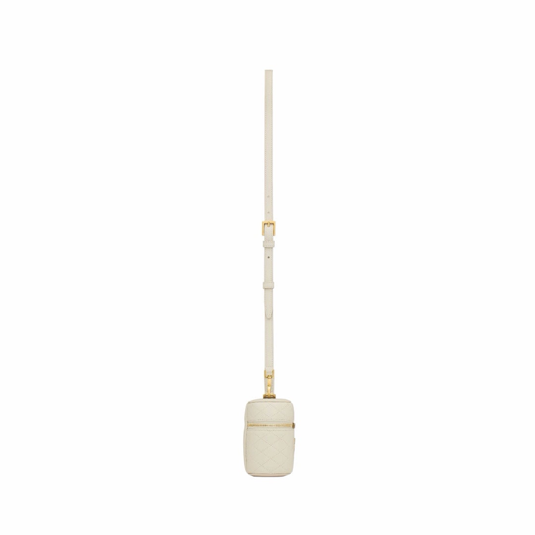 YSL Gaby Vanity Bag in pelle Bianca