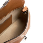 Toteme T-Lock Clutch Marrone Chiaro