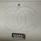 Chanel Jumbo 30 Caviar Bianca Edizione Milano