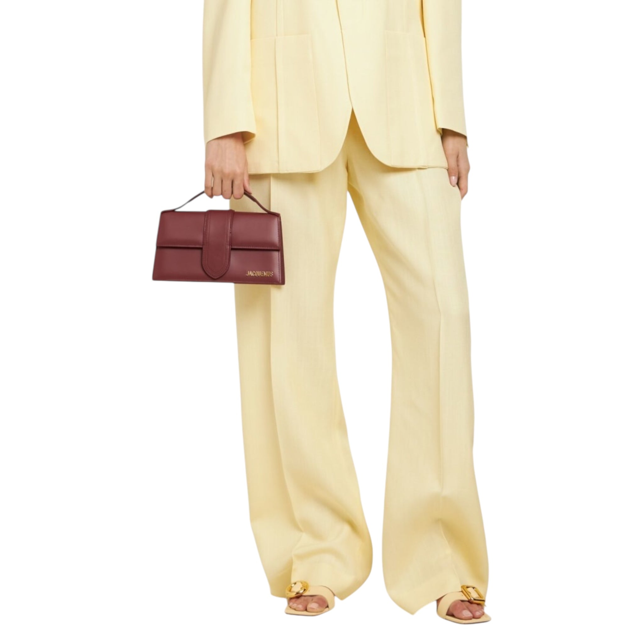 JACQUEMUS LE GRAND BAMBINO BORDEAUX