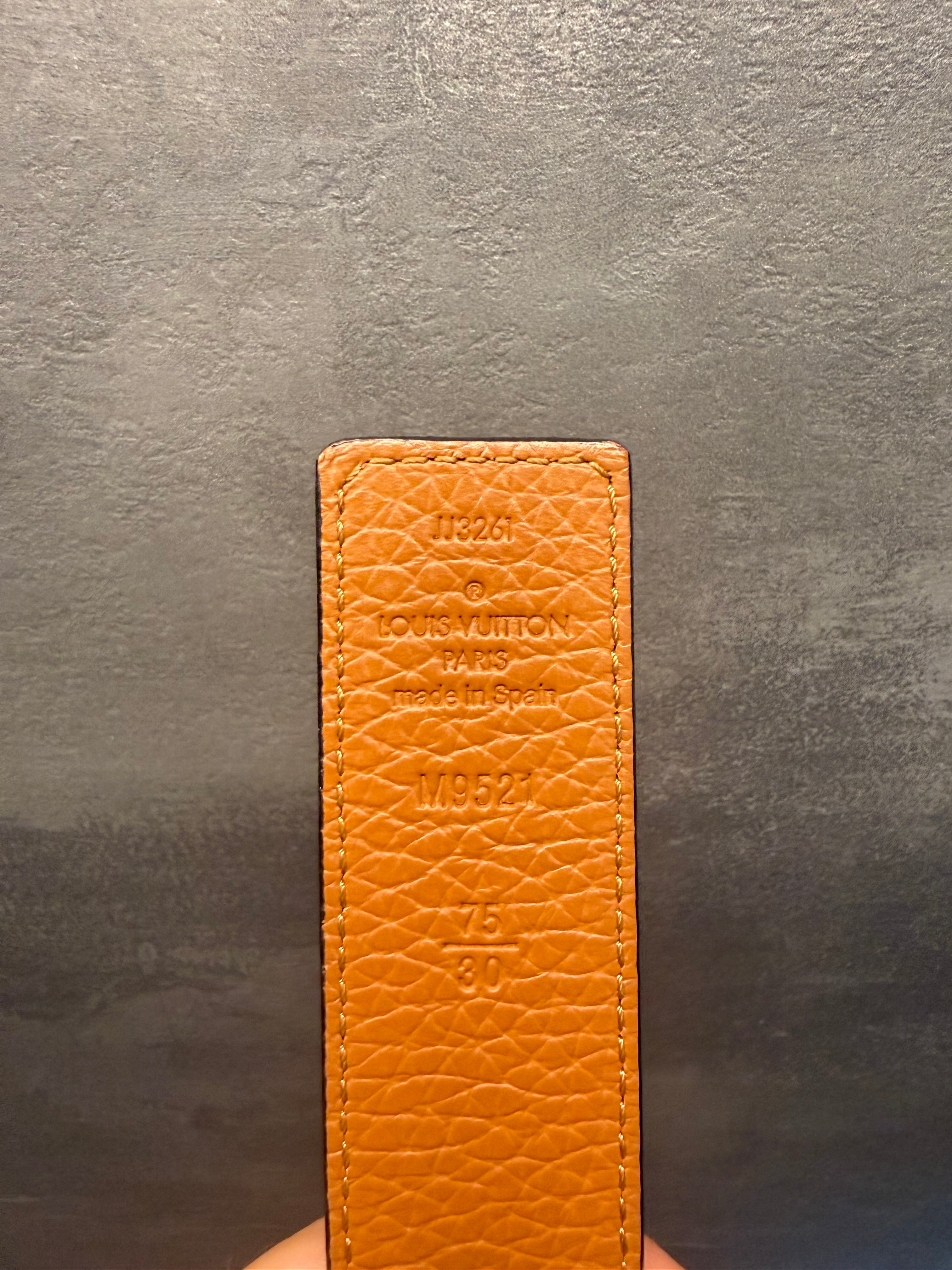 LOUIS VUITTON CINTURA 75CM (pelle reversibile)