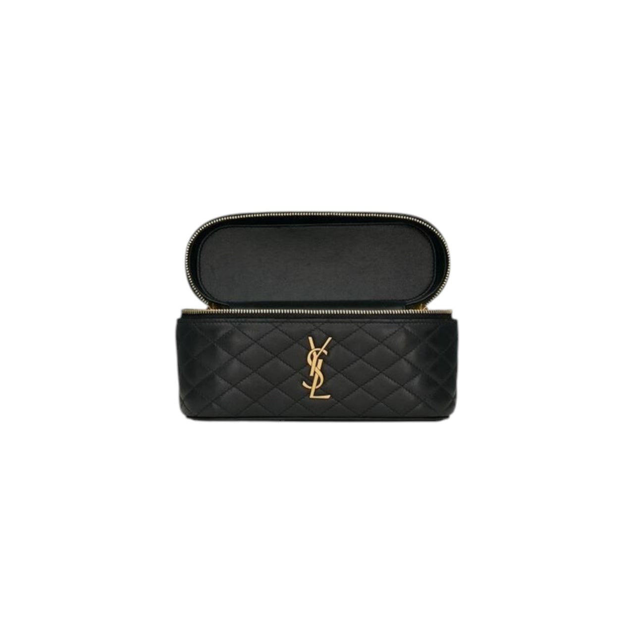 YSL Gaby Vanity Bag in pelle nera