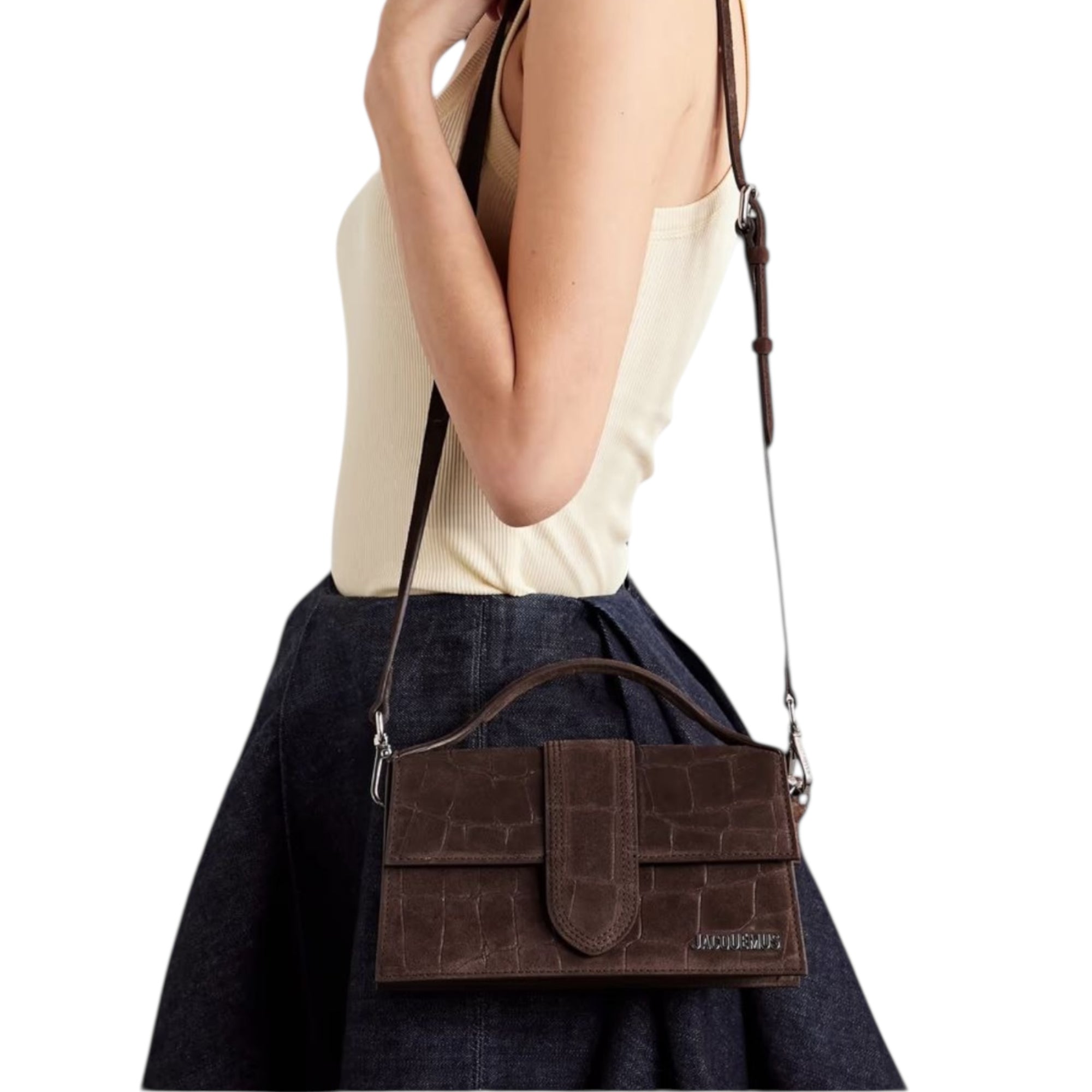 JACQUEMUS LE GRAND BAMBINO MARRONE