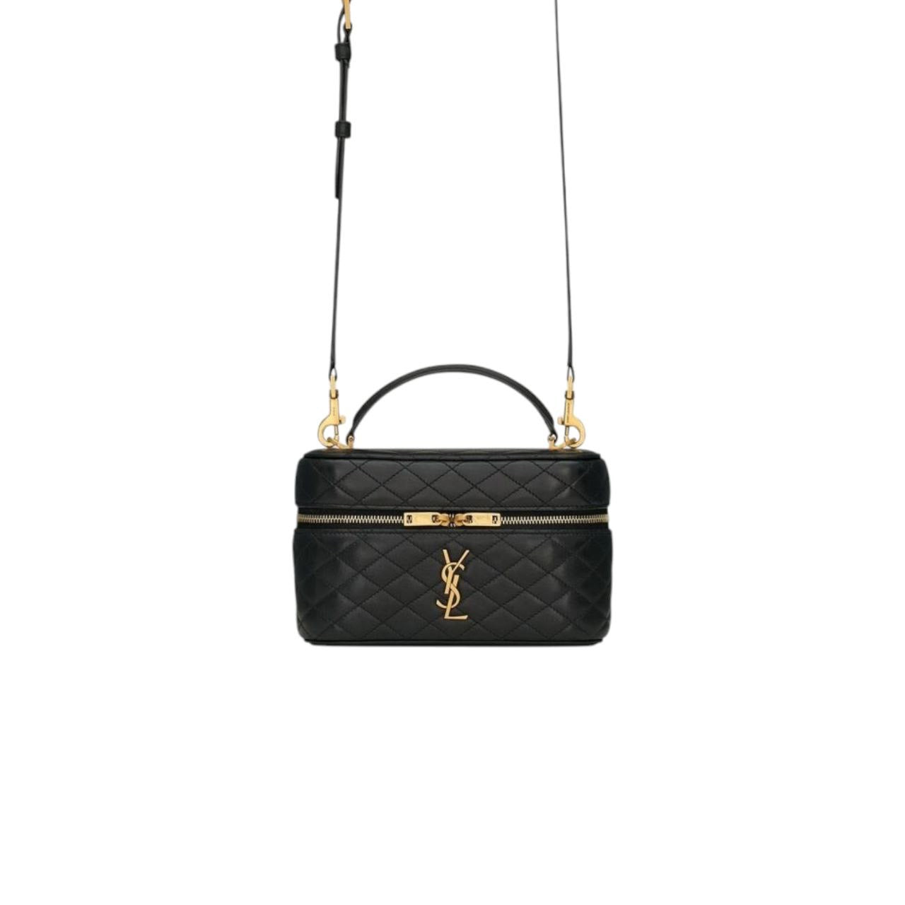 YSL Gaby Vanity Bag in pelle nera