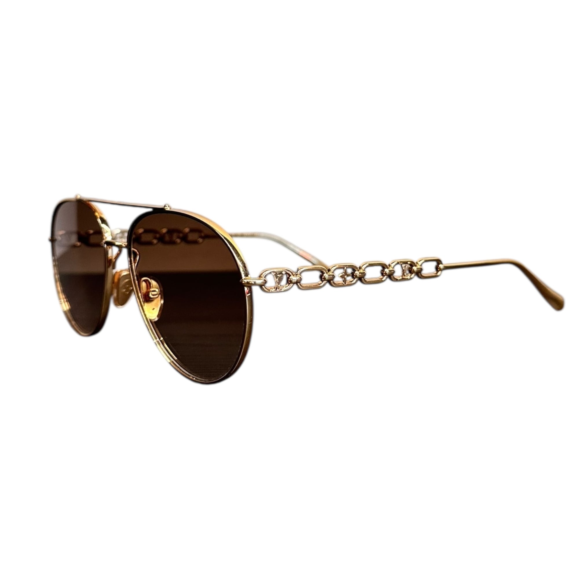 LOUIS VUITTON OCCHIALI DA SOLE MY LV CHAIN PILOT