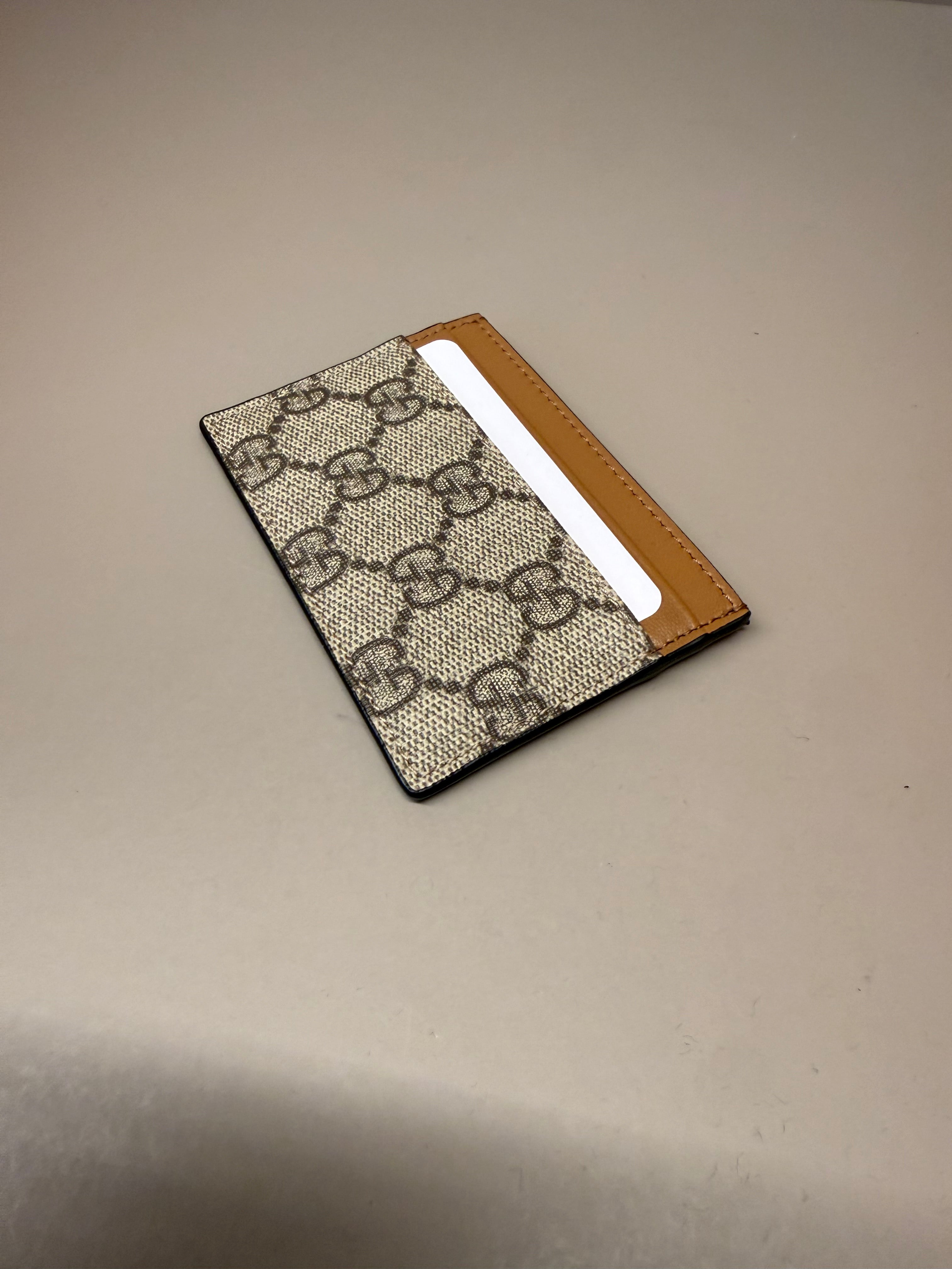 GUCCI PORTACARTE CUOIO