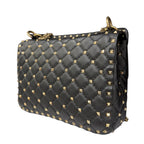 Valentino Rockstud Nera in pelle