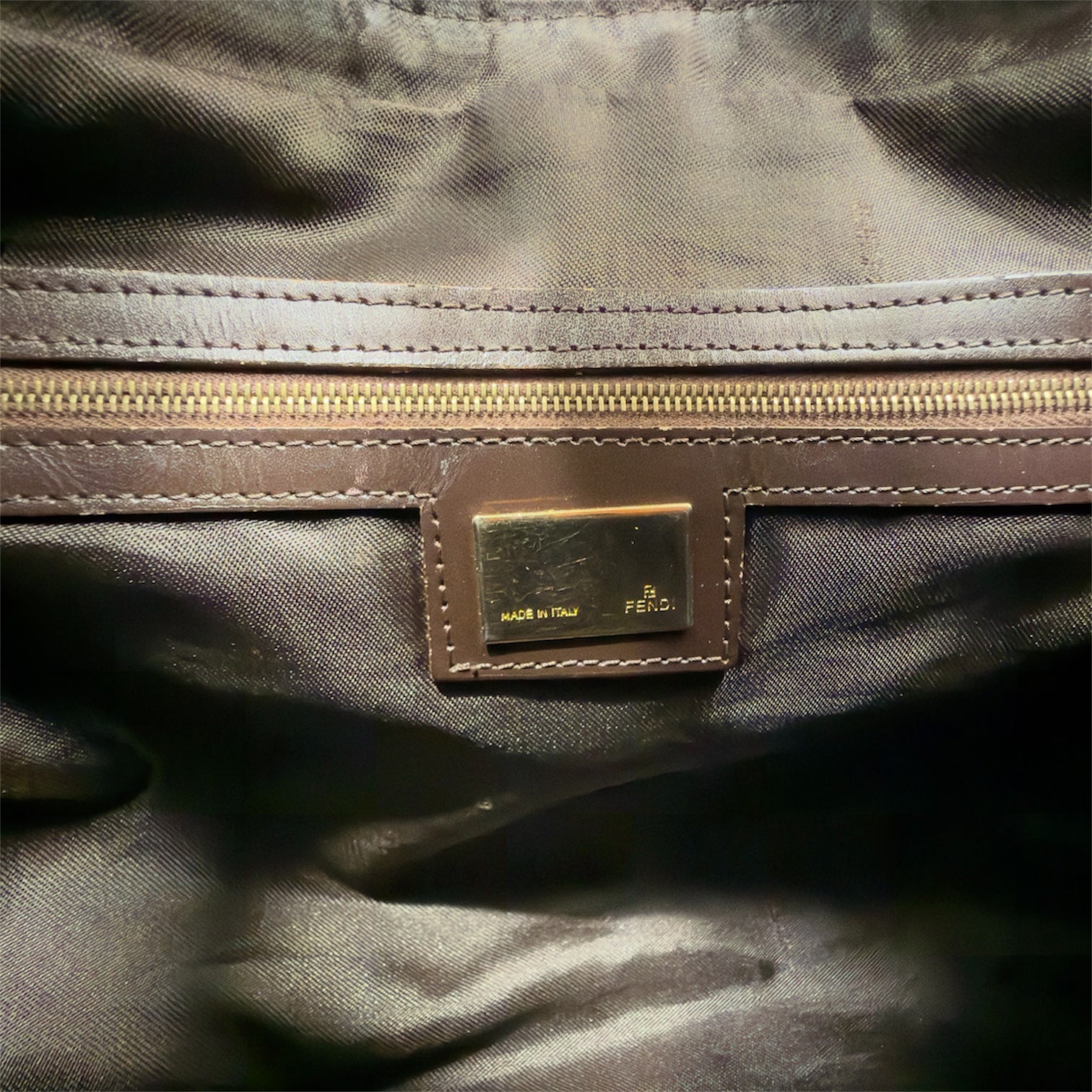 Fendi Chef Borsa a spalla in tela